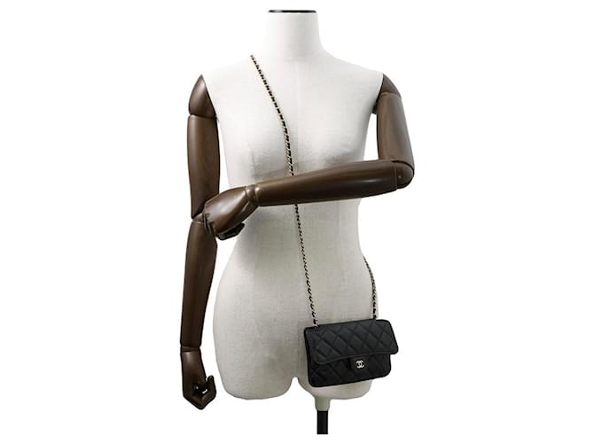 CHANEL 2en1 Matelasse Grained Calfskin Nylon Eco-Bag.